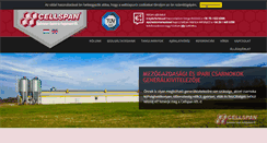 Desktop Screenshot of cellspan.hu